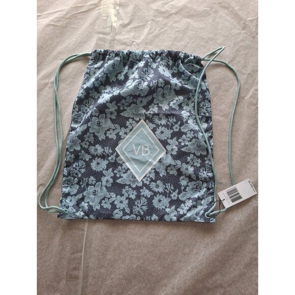 NWT VERA BRADLEY Rain Garden Gray Reactive Drawstring Backpack - Picture 1 of 8